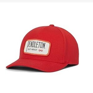 NWOT Pendleton Unisex Vintage Logo Graphic Hat Red One Size